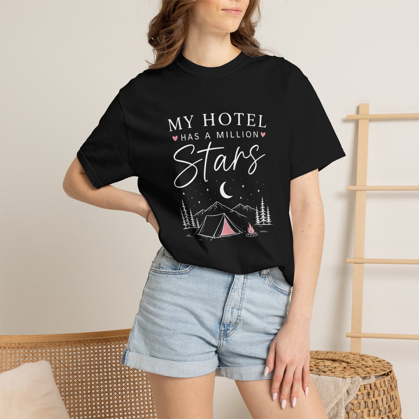 My Hotel Has A Million Stars - Camping Lover T-Shirt