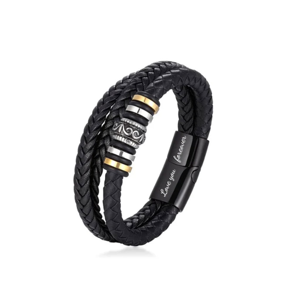 To My Son - Love You Forever - Layered Bracelet