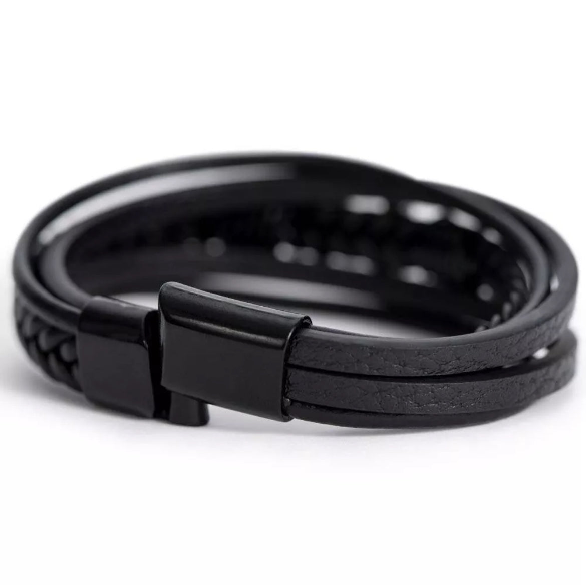 To Our Grandson - Cross Bracelet - Cherished In Our Hearts