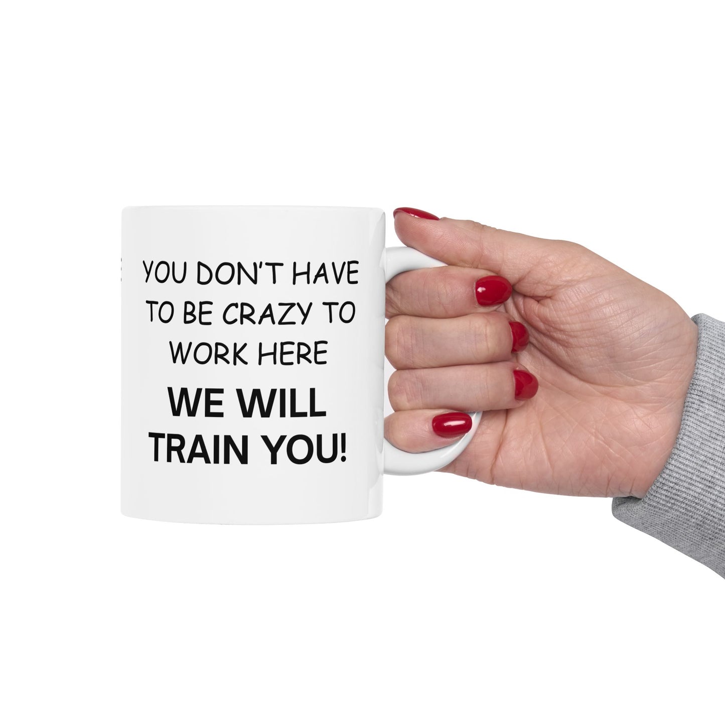 FUNNY novelty coffee mug for coworker employee boss 11oz white