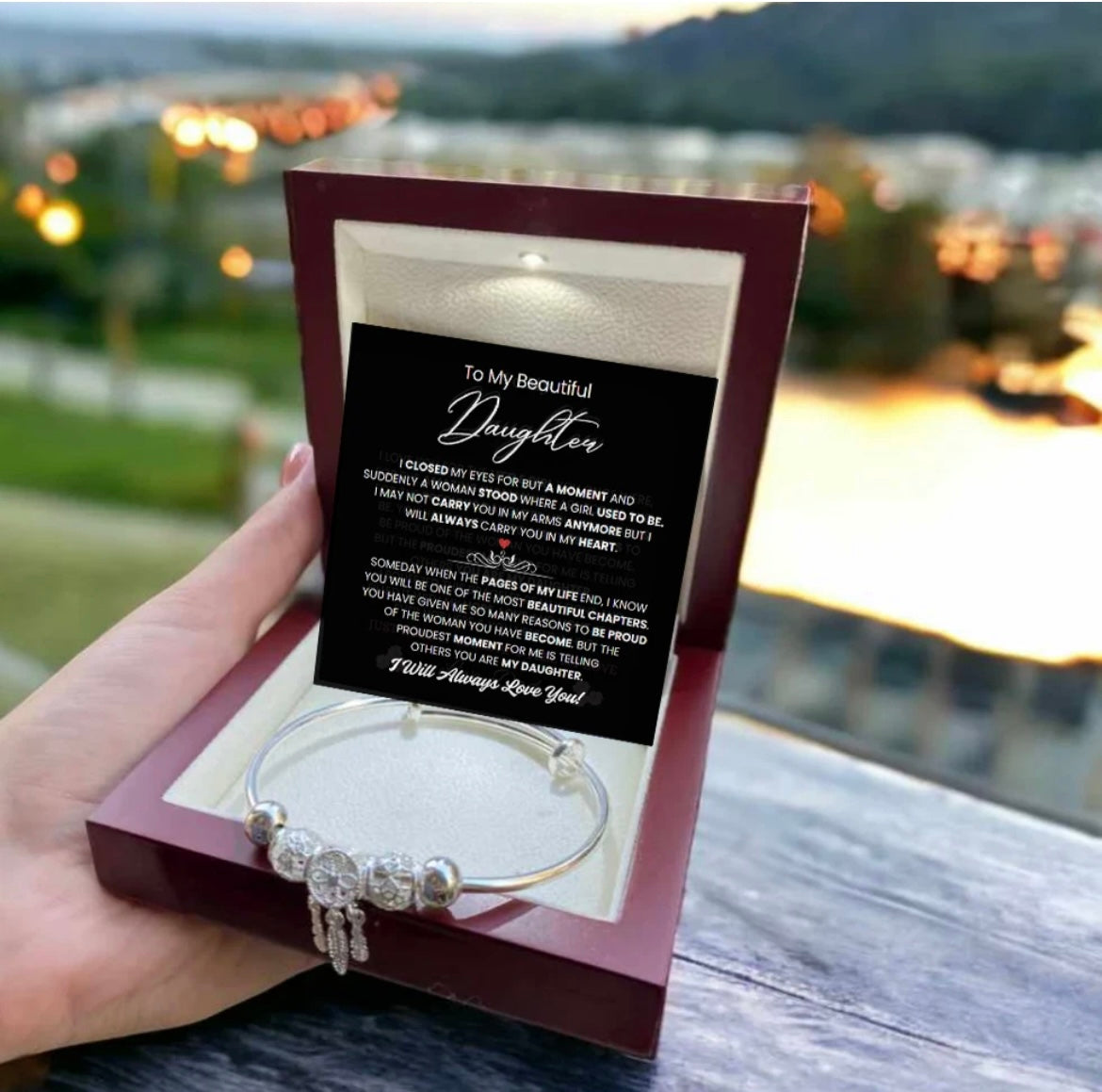 To My Daughter - Dreamcatcher Bracelet - Most Beautiful Chapter