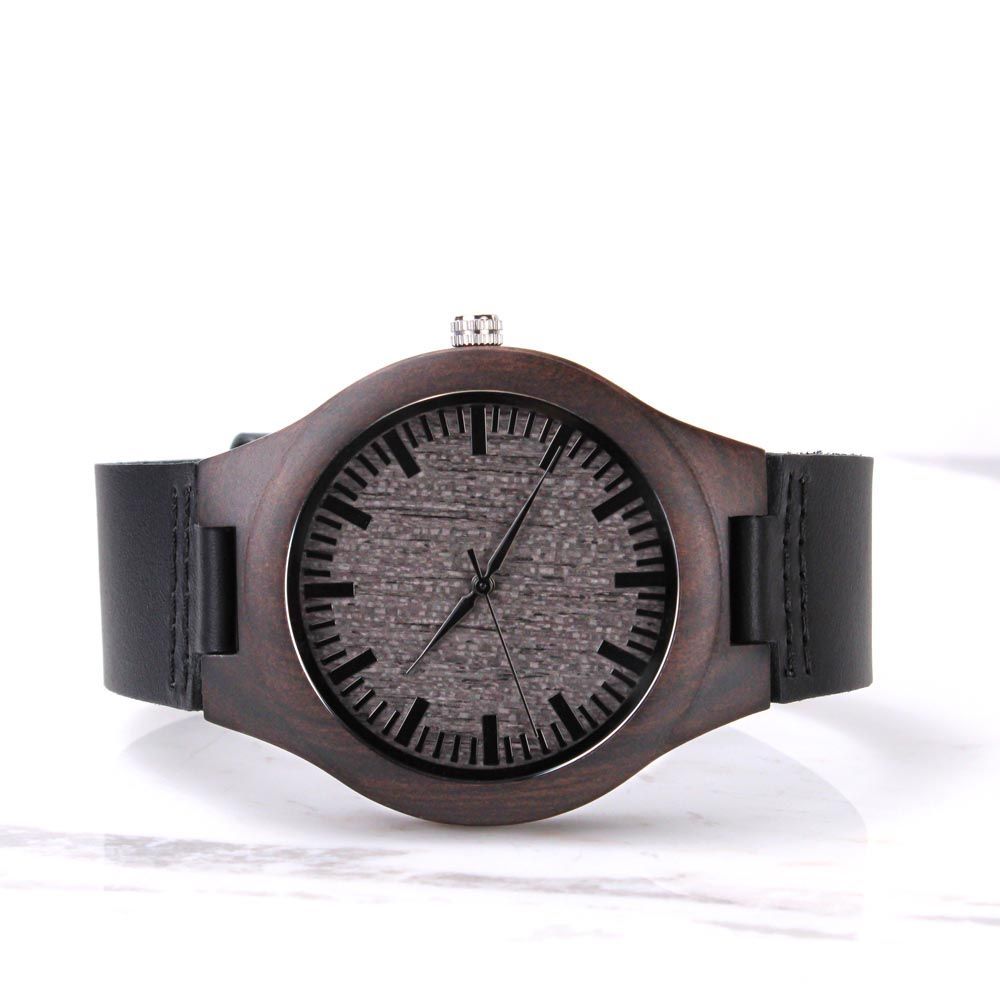 Under This Night Sky - Father's Day Wooden Watch Gift for Dad