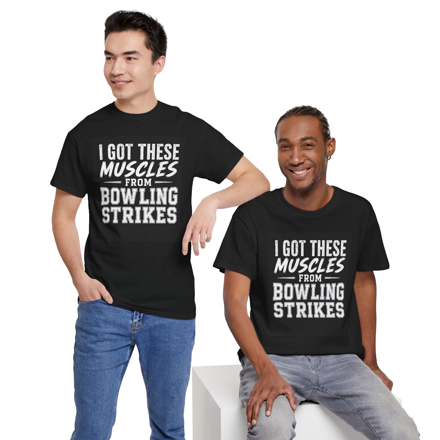These Muscles Are From Bowling Strikes - Bowling Lover T-Shirt