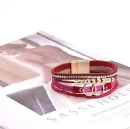 To My Daughter - Layered Bracelet - Remember to Be Awesome