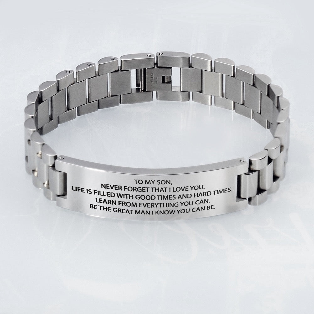 Don’t Do Stupid Sh*t - Heartfelt Bracelet for Son from Mom