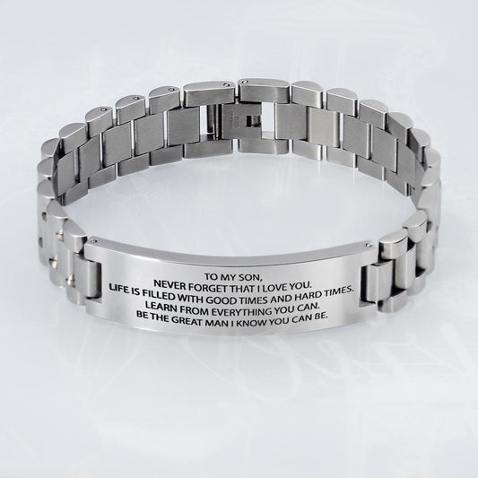 Don’t Do Stupid Sh*t - Heartfelt Bracelet for Son from Mom