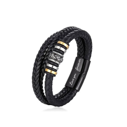 To Our Grandson - Love You Forever Bracelet - We Believe In You