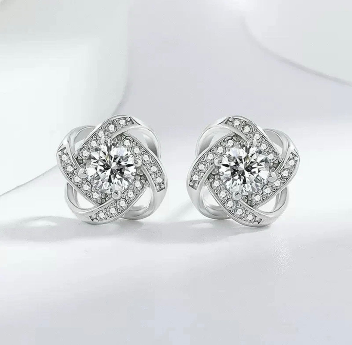 To My Daughter - Love Knot Earrings- Love You Forever