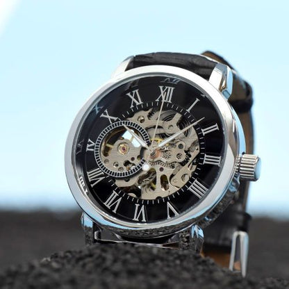 Funny “No Ugly Daughter” Skeleton Watch for Dad
