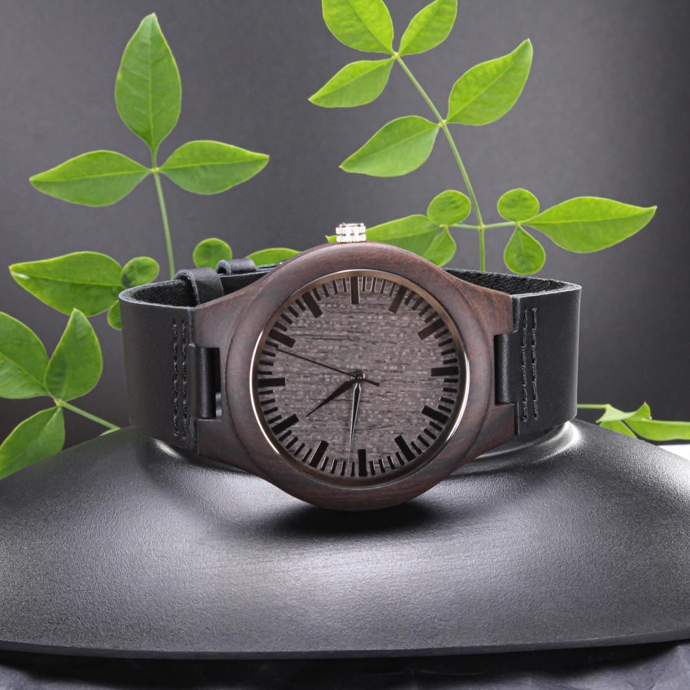 Under This Night Sky - Father's Day Wooden Watch Gift for Dad