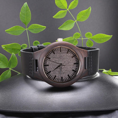 Under This Night Sky - Father's Day Wooden Watch Gift for Dad