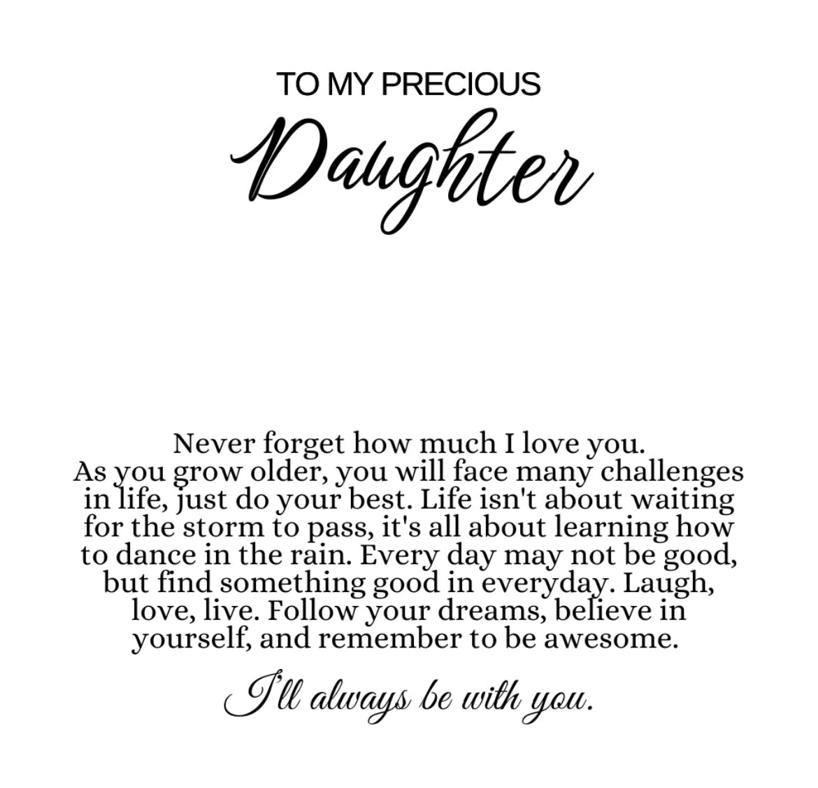 To My Daughter - Love Knot Earrings- Always Be With You