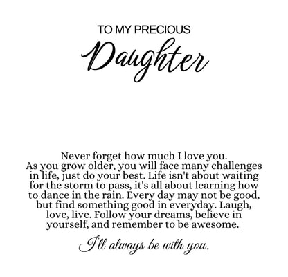 To My Daughter - Love Knot Earrings- Always Be With You