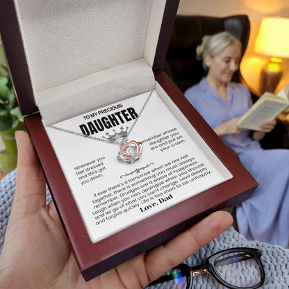 To My Daughter - Crown Necklace - Put on Your Crown