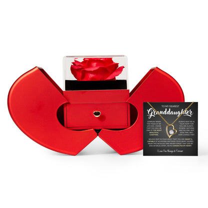 To My Granddaughter - Love Heart Necklace - You Are the Most Beautiful Chapter