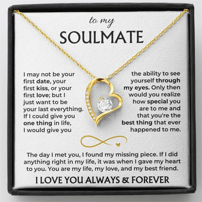 To My Wife - Love knot Necklace - You Are the Best Thing