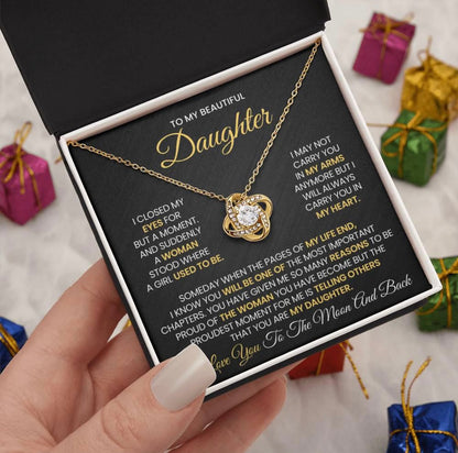 Always Carry You In My Heart  - Necklace Gift for Daughter