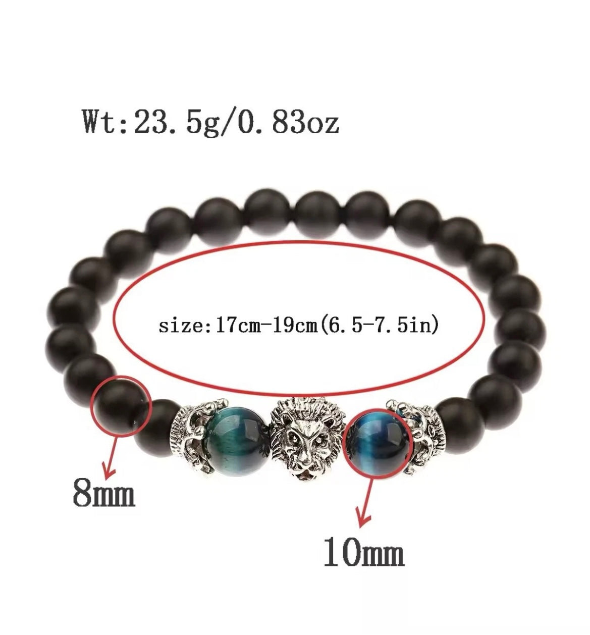 To My Son - Tiger Eye Bead Bracelet - Believe in Yourself