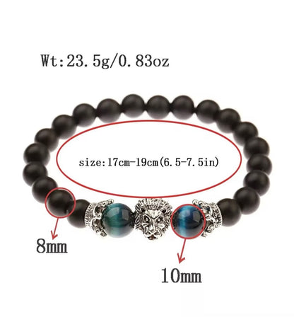 To My Son - Tiger Eye Bead Bracelet - Believe in Yourself