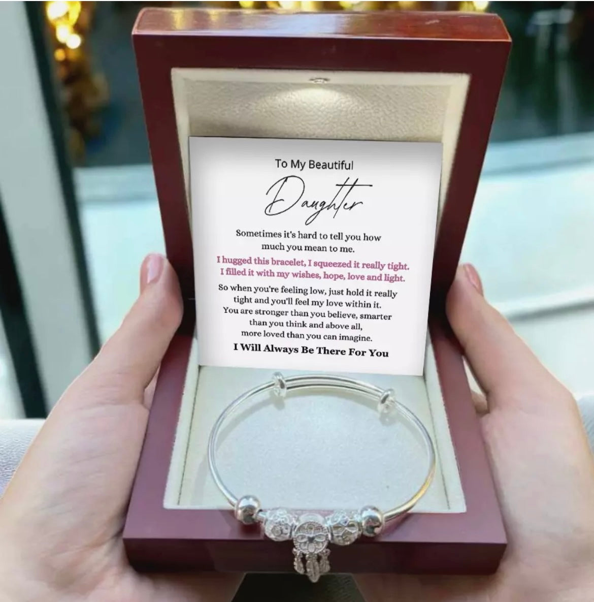 To My Daughter - Dreamcatcher Bracelet - Always There for You