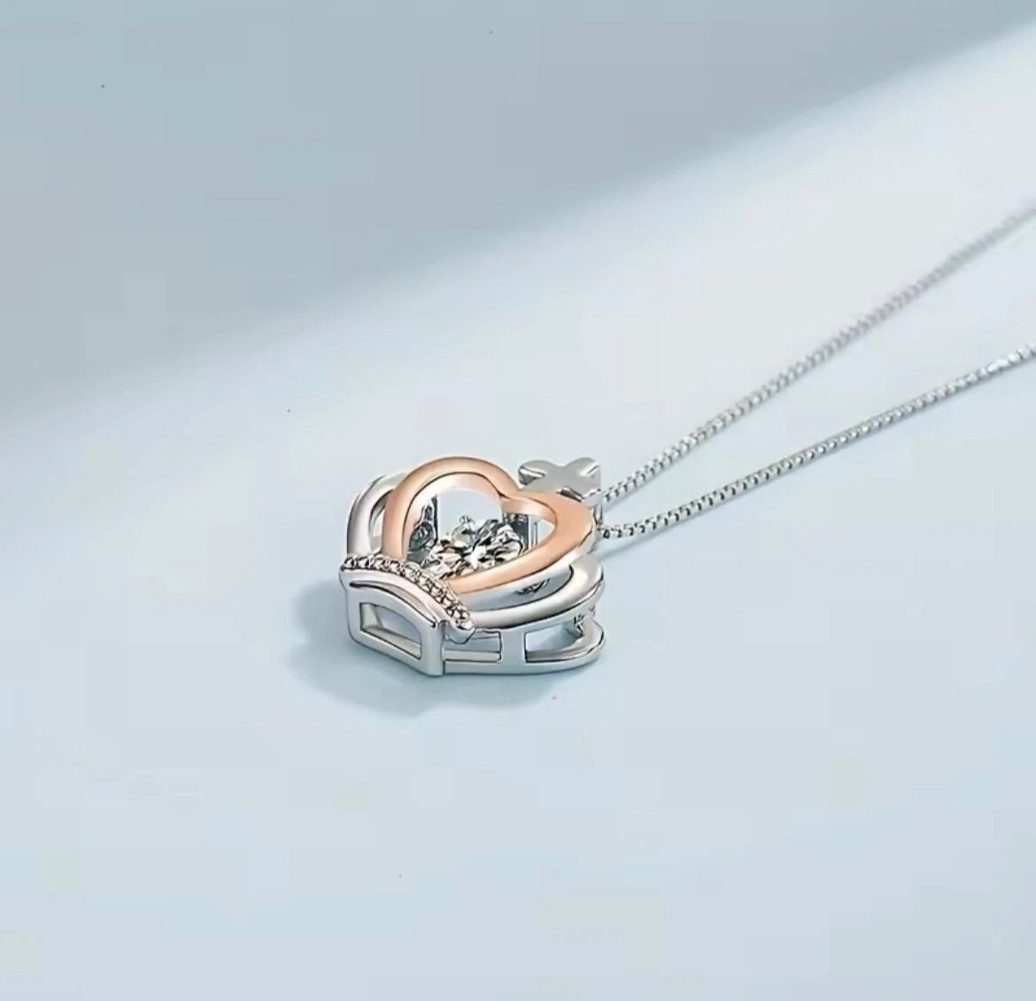 To My Queen - Crown Necklace - Love You Forever