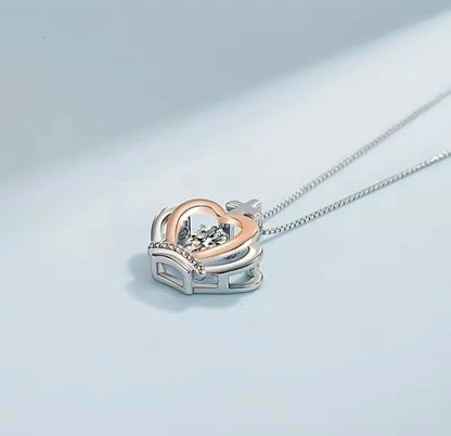 To My Queen - Crown Necklace - Love You Forever