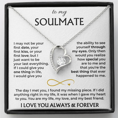 To My Wife - Love knot Necklace - You Are the Best Thing
