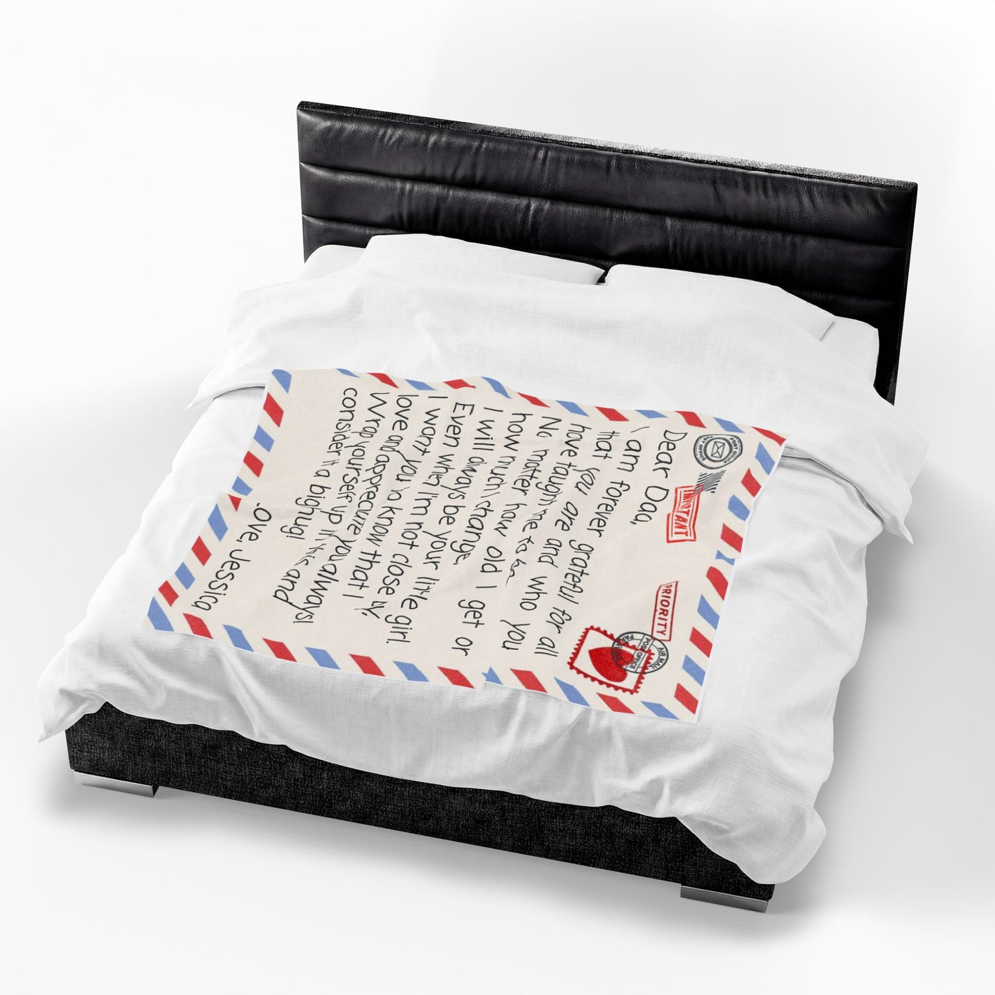 Wrap Yourself Up In This - Father's Day Blanket Gift for Dad from Daughter