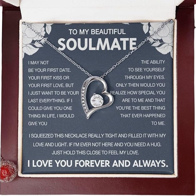 To My Wife - Love Heart Necklace - Love You Always