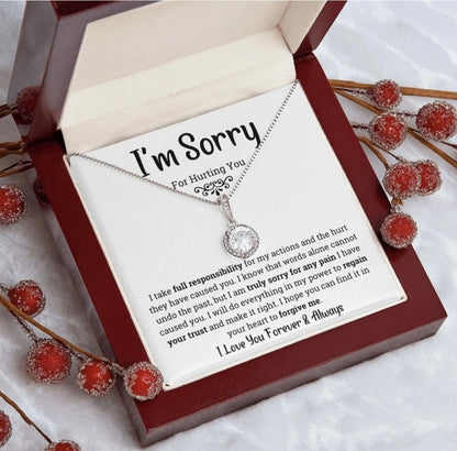 To My Love - Eternal Love Necklace - I Am Sorry for Hurting You