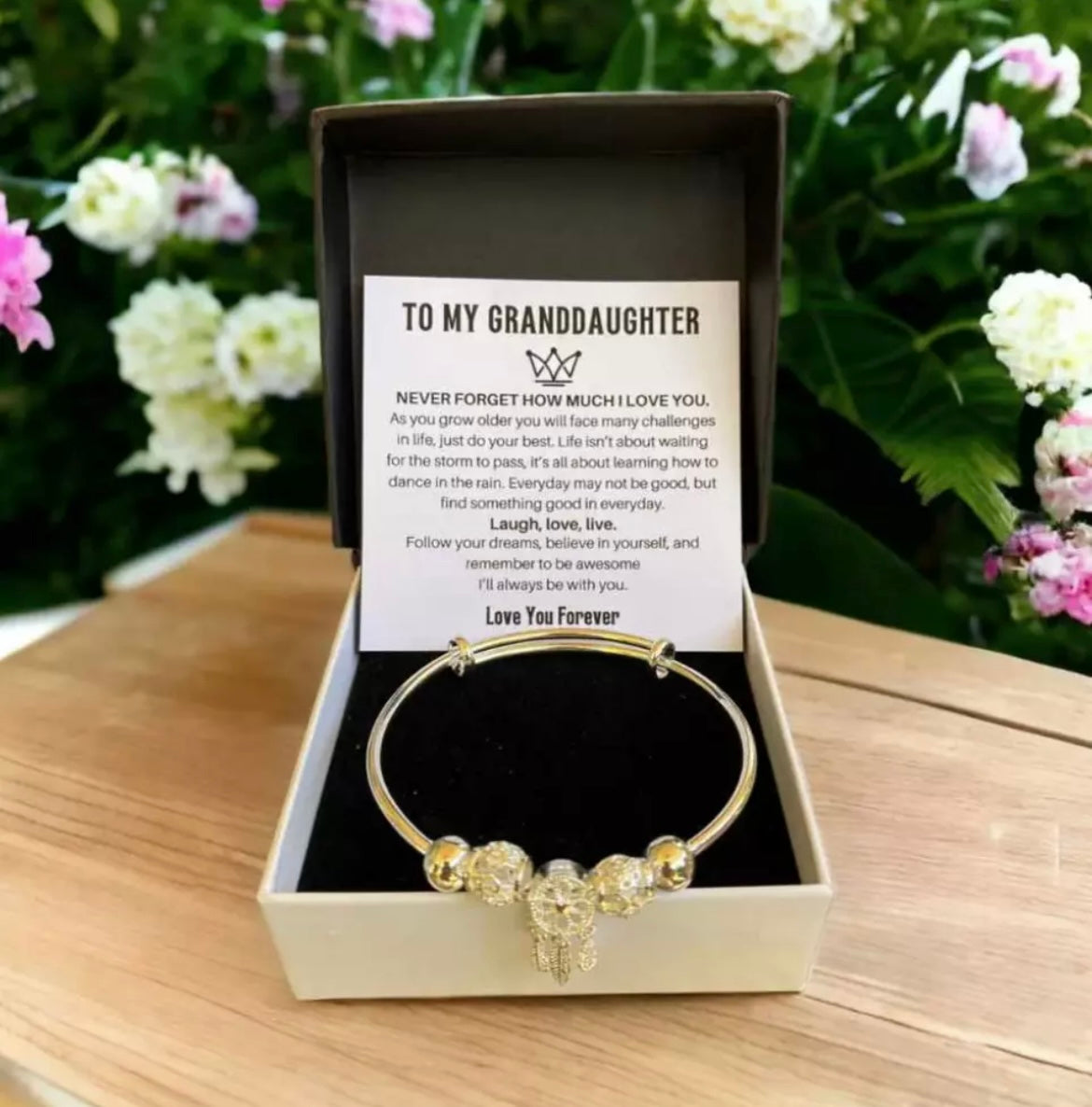 To My Granddaughter- Dreamcatcher Bracelet - Love You Forever