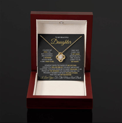Always Carry You In My Heart  - Necklace Gift for Daughter