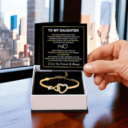 I’ll Always Be Right There In Your Heart - Bracelet Gift for Daughter