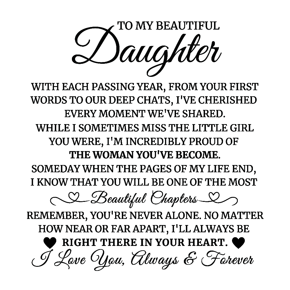 To My Daughter from Dad - Infinity Heart Bracelet - Forever Linked Together Gift