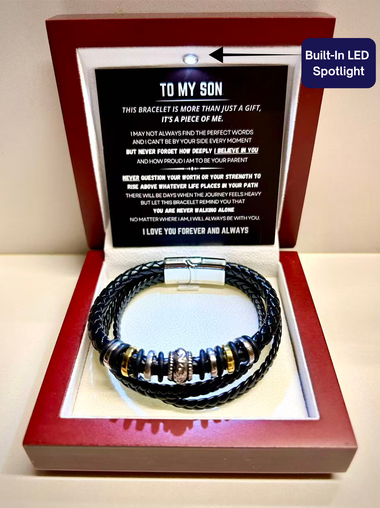 To My Son - Always Be With You Layered Bracelet