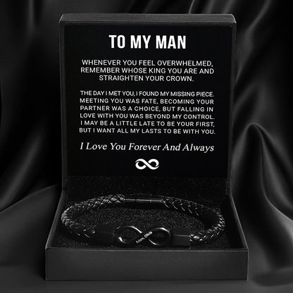 To My Man - Forever Bracelet - All My Lasts with You