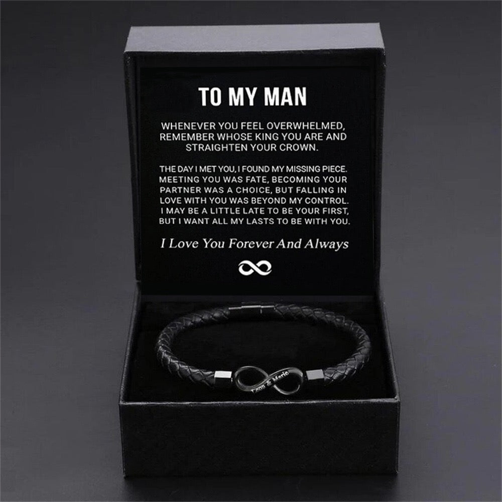 To My Man - Forever Bracelet - All My Lasts with You
