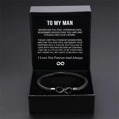 To My Man - Forever Bracelet - All My Lasts with You