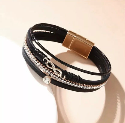 To My Daughter - Layered Bracelet - Remember to Be Awesome