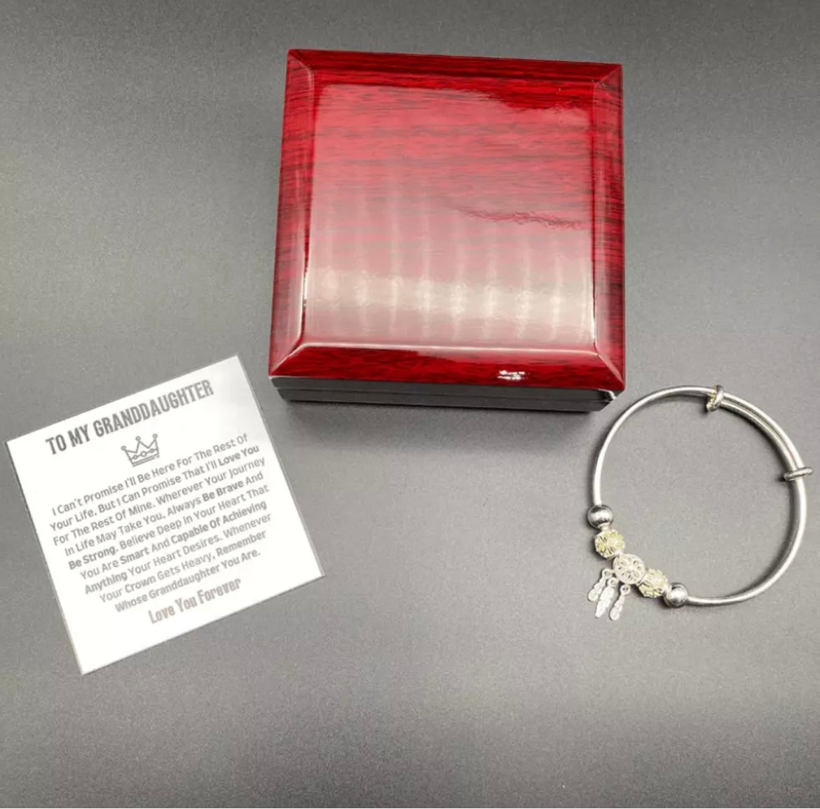 To My Granddaughter- Dreamcatcher Bracelet - Love You Forever