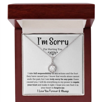 To My Love - Eternal Love Necklace - I Am Sorry for Hurting You