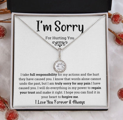 To My Love - Eternal Love Necklace - I Am Sorry for Hurting You