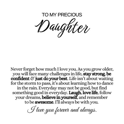 To My Daughter - Love Knot Earrings- Love You Forever