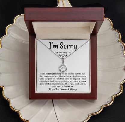 To My Love - Eternal Love Necklace - I Am Sorry for Hurting You