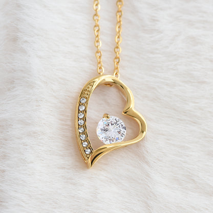 To My Queen Necklace - Love Heart Necklace - I Choose You