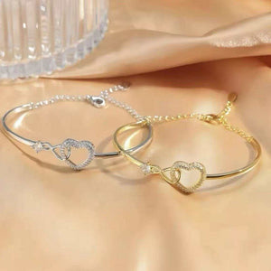To My Daughter from Mom infinity heart bracelet in elegant gift packaging