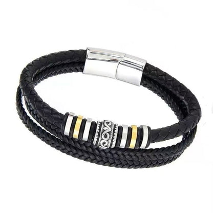 To Son - Forever Linked Bracelet - You Are Never Walking Alone