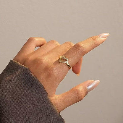 To My Daughter - Infinity Heart Ring - Linked Together Gift