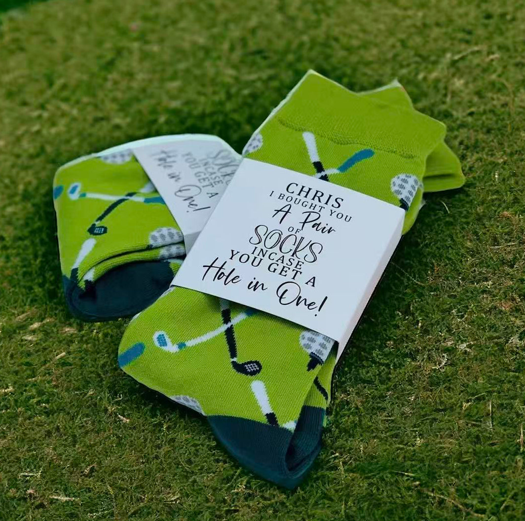 Personalised Golfer Socks - Funny Socks Gift for Golfer