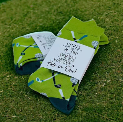 Personalised Golfer Socks - Funny Socks Gift for Golfer